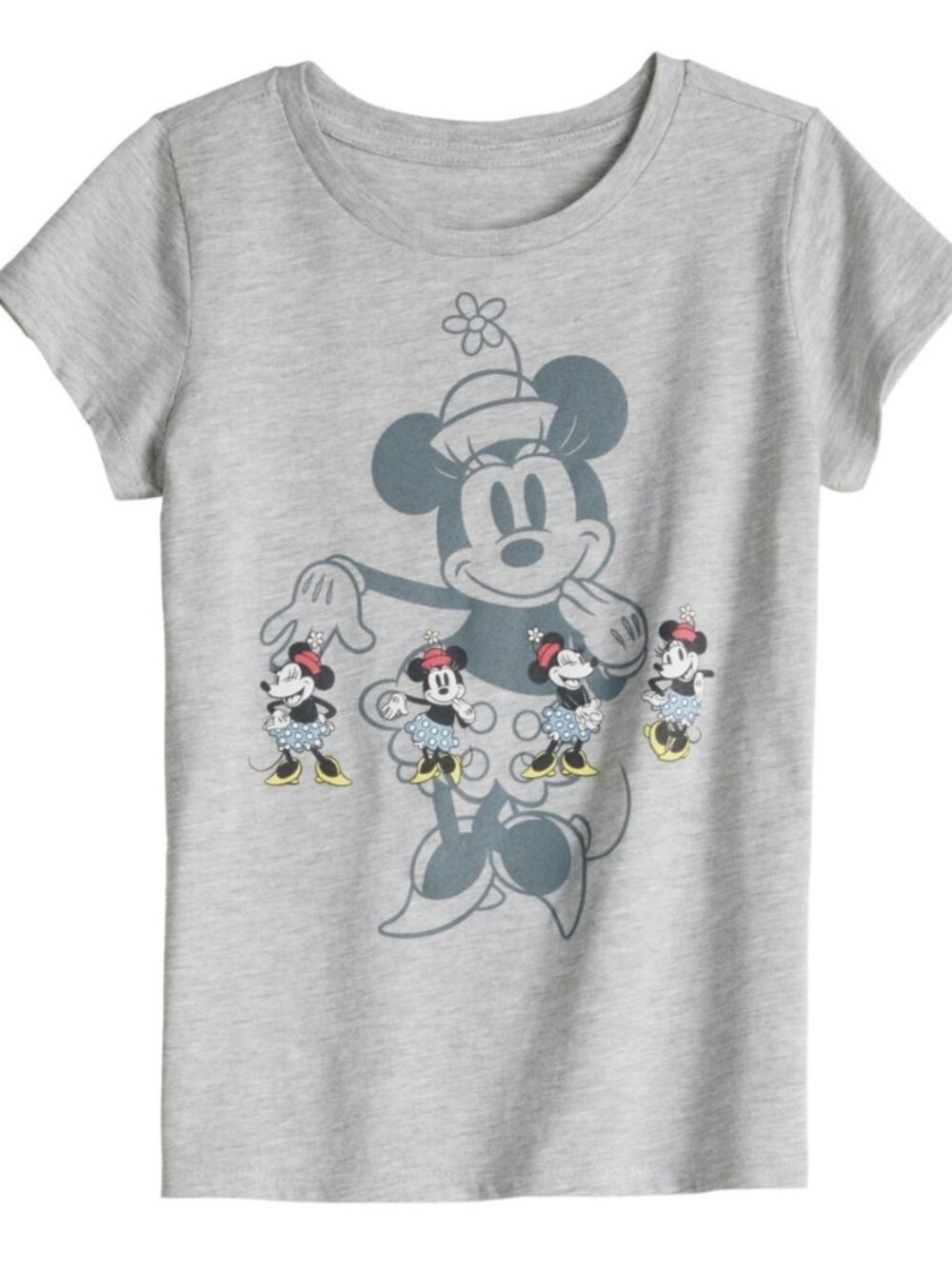 Girl’s Disney Minnie Mouse Short Sleeve Graphic Tee Size 7/8 NWT